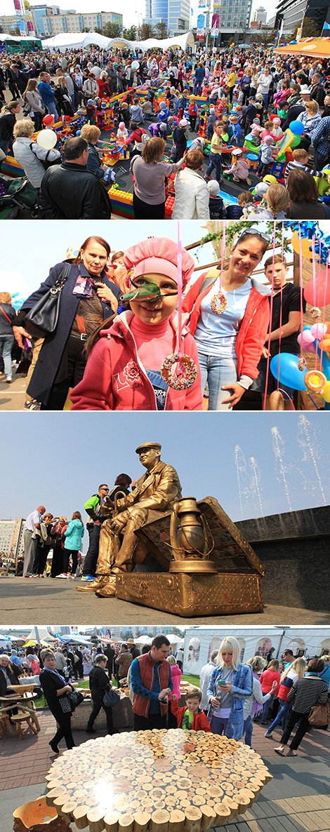 City Day celebrations near Minsk Palace of Sports