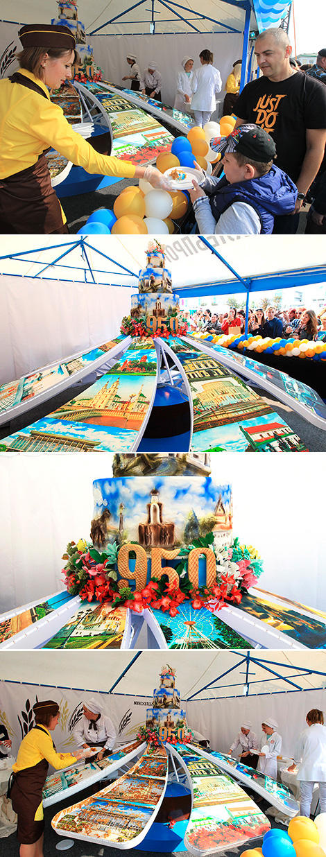 Sweet Present for the city – Minsk 950 cake