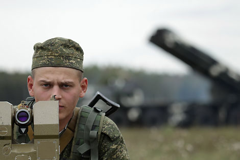 Zapad 2017 exercise in the Osipovichsky army exercise area