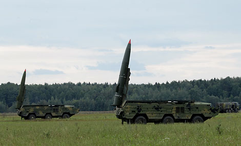 The tactical missile system Tochka (Belarusian army)