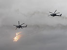 Russian Ka-52 helicopters