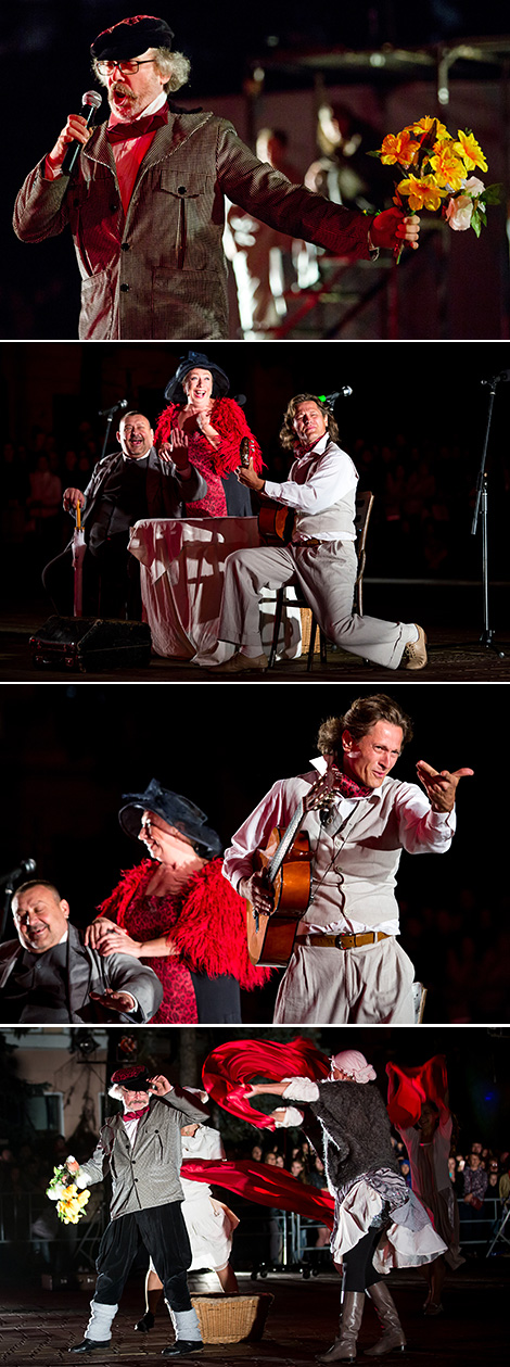 
A Train from Lvov street show from Lvov Academic Theater Voskresinnia