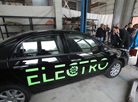 An electric car designed by scientists of the National Academy of Sciences of Belarus was presented in Minsk