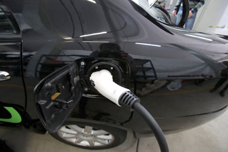 An electric car designed by scientists of the National Academy of Sciences of Belarus was presented in Minsk