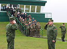 Alexander Lukashenko and Defense Minister Andrei Ravkov