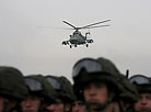 Inspection of the troops involved in the Belarusian-Russian strategic army exercise Zapad 2017