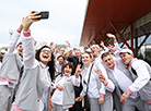 Belarusian delegation arrives at 2017 World Festival of Youth and Students in Sochi