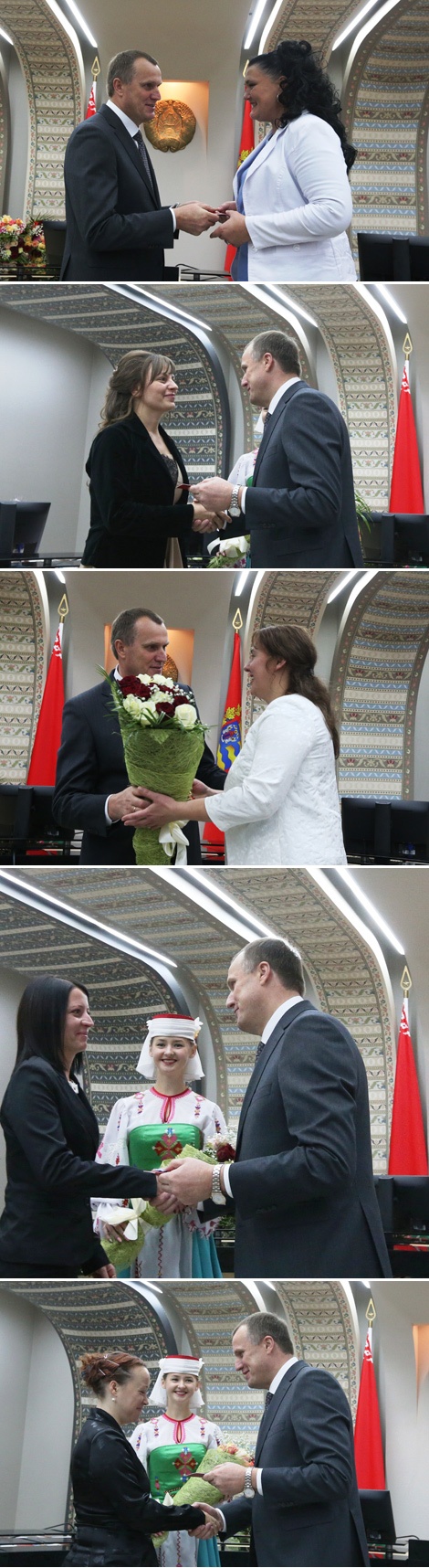 Ордена Матери вручены 40 многодетным матерям из Минской области