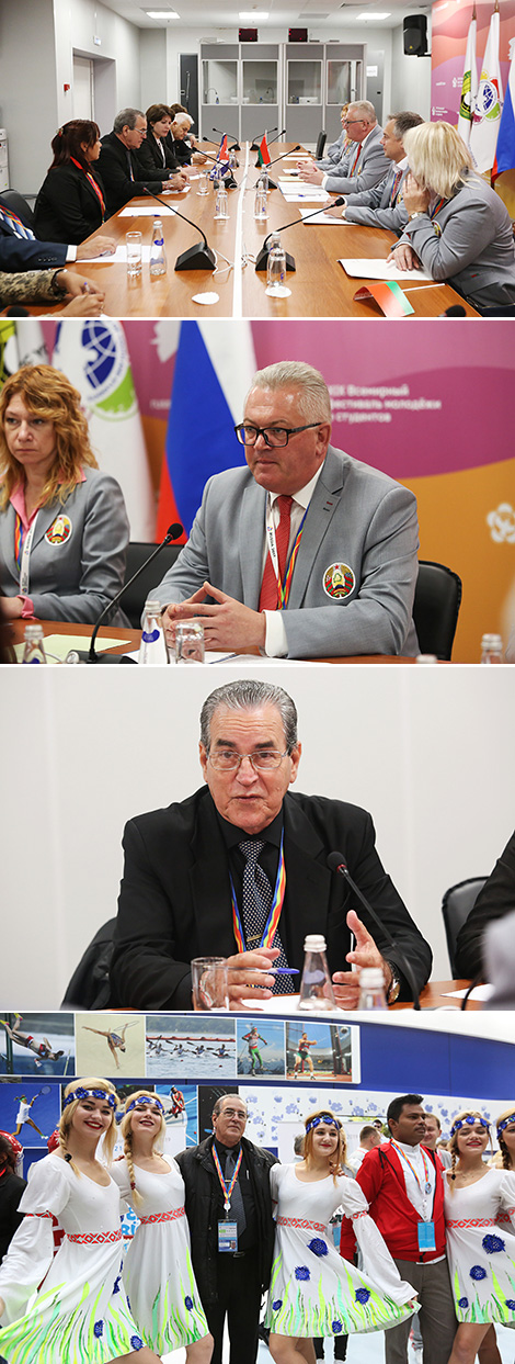 Cuban minister of higher education Jose Ramon Saborido visits Belarus' exposition at Youth Expo