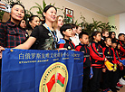 长沙市中小学生在莫吉廖夫第4中学