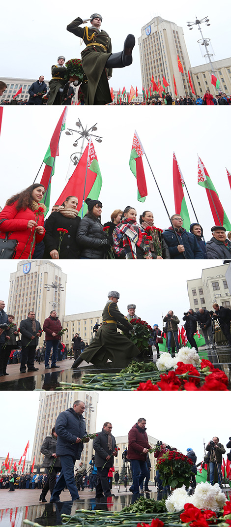 100-летие Октябрьской революции в Минске