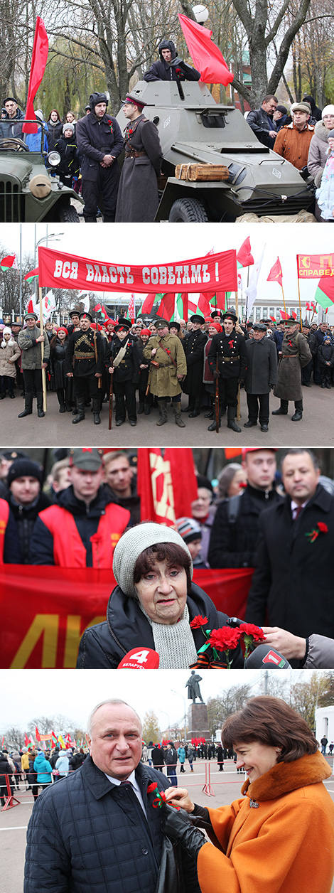 The centenary of the October Revolution in Gomel