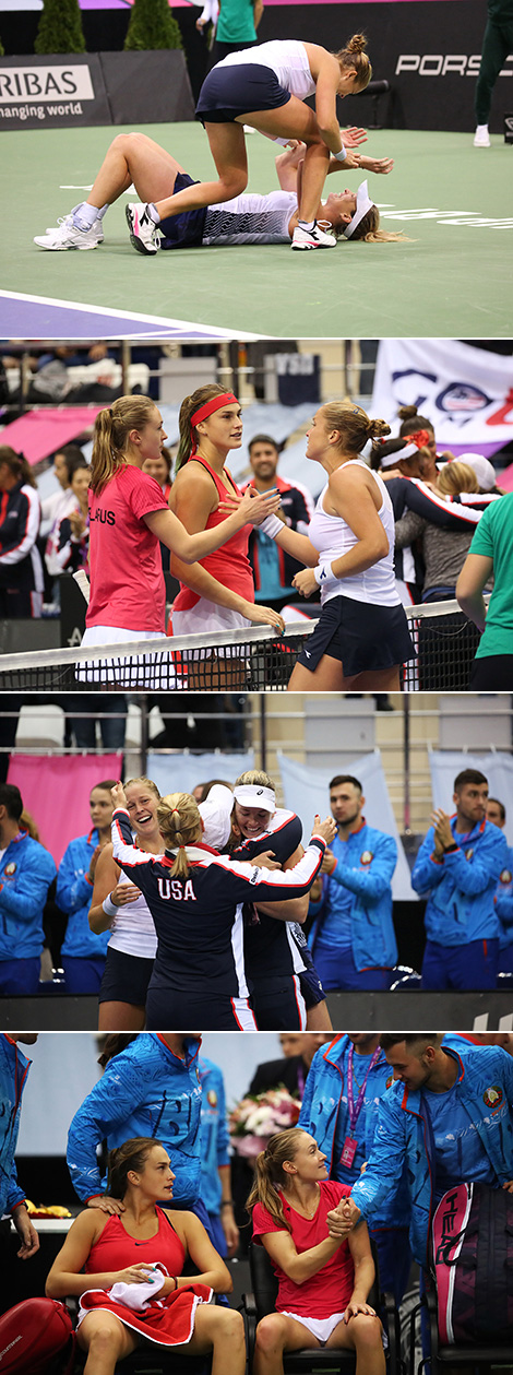 Белорусские теннисистки уступили в финале Кубка Федерации команде США со счётом 2:3