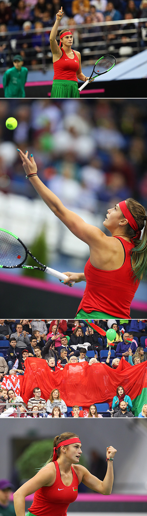 Арина Соболенко встретилась со Слоан Стивенс в игре финала FedCup-2017