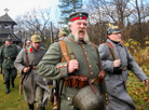 A WWI battle reenacted in Zabrodye village-museum