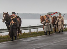 A WWI battle reenacted in Zabrodye village-museum