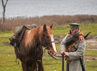 A WWI battle reenacted in Zabrodye village-museum