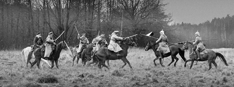 A WWI battle reenacted in Zabrodye village-museum