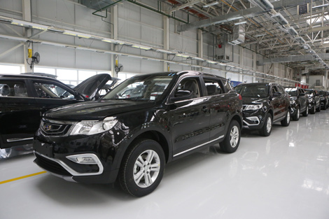 Geely Atlas, a car made in Belarus