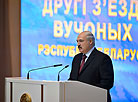 President Alexander Lukashenko at the Second Congress of Scientists