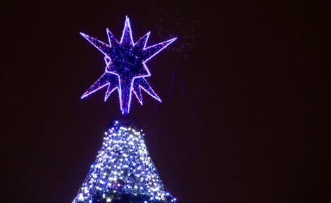 Belarus’ No. 1 Christmas tree in Minsk