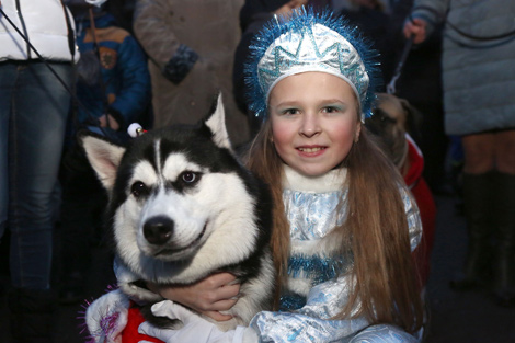 Новогодний карнавал в Гродно