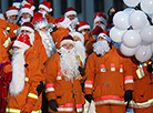 Parade of Father Frosts and Snow Maidens in Minsk