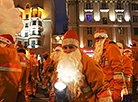 Parade of Father Frosts and Snow Maidens in Minsk