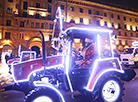 Parade of Father Frosts and Snow Maidens in Minsk