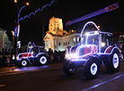 Parade of Father Frosts and Snow Maidens in Minsk
