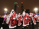 Parade of Father Frosts and Snow Maidens in Minsk