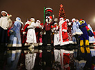 Parade of Father Frosts and Snow Maidens in Minsk