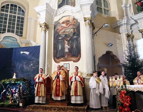 У касцёле Нараджэння Дзевы Марыі ў Гомелі