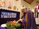 У касцёле Нараджэння Дзевы Марыі ў Гомелі