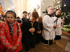 Christmas service in the Church of St. Michael the Archangel in Ivenets