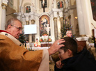 Christmas service in the Church of St. Michael the Archangel in Ivenets