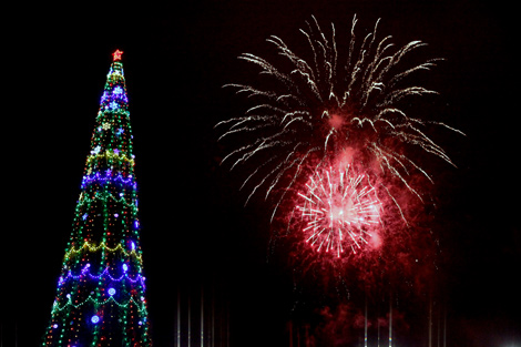 Fireworks in Vitebsk