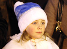 New Year's celebrations near the city's main Christmas tree in Vitebsk