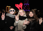 New Year's celebrations near the city's main Christmas tree in Vitebsk