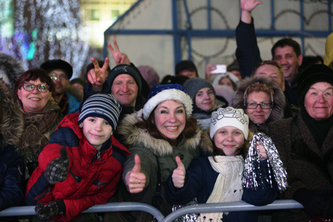 Minsk welcomes in 2018 