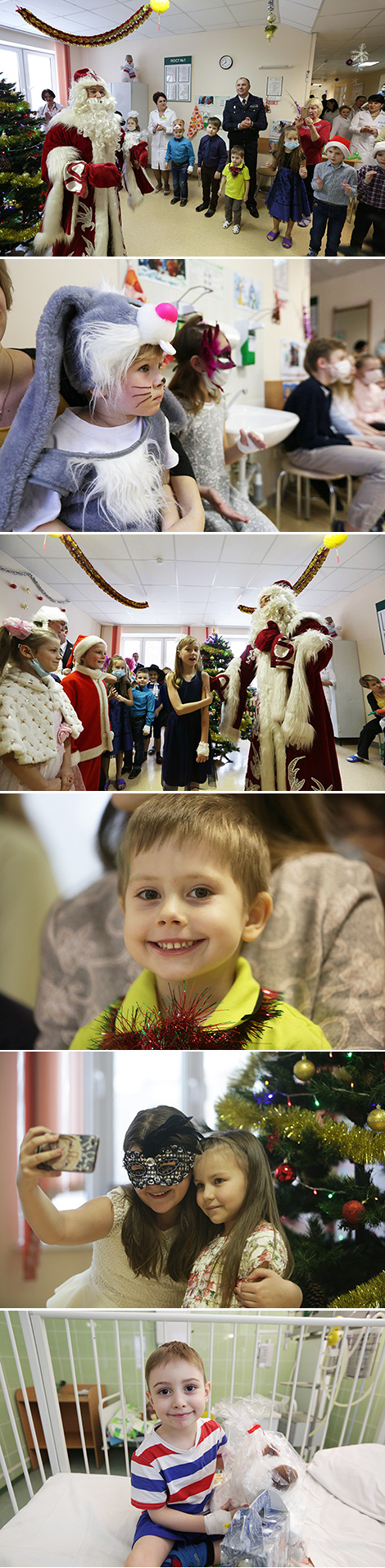 Новогодние сюрпризы пациентам 3-й детской больницы Минска