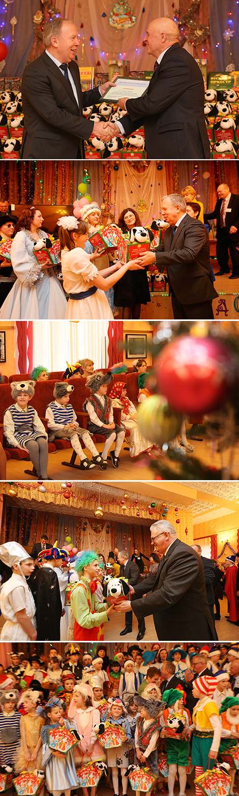 Подарки в Рождественский сочельник: вице-премьер Василий Жарко посетил Руденскую школу-интернат