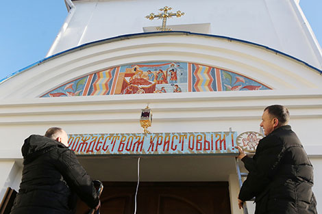 The Holy Nativity of the Mother of God Convent in Grodno gearing up for Christmas