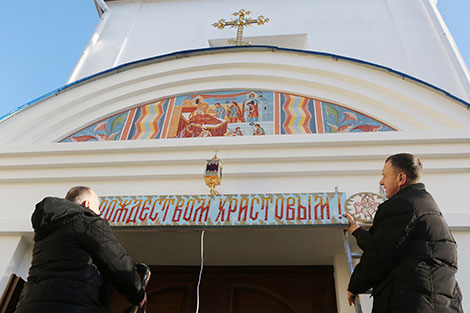 Праздничные приготовления в Гродненском Свято-Рождество-Богородичном женском монастыре