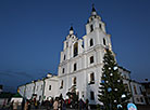 Christmas Eve at the Holy Spirit Cathedral in Minsk