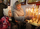 Christmas Eve at the Holy Spirit Cathedral in Minsk