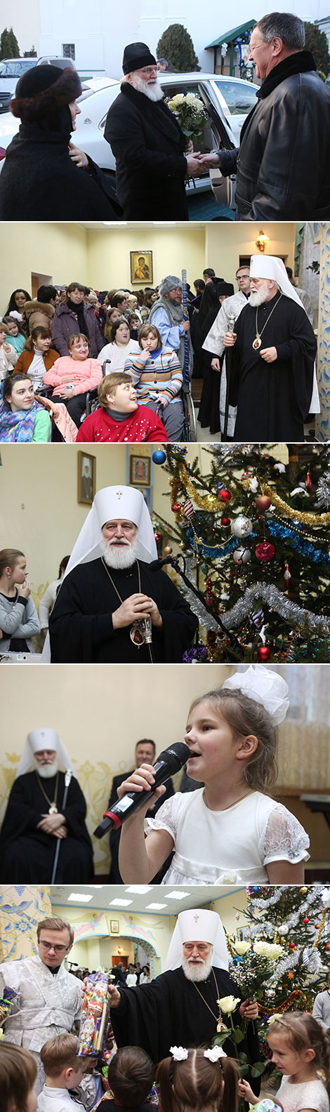 Metropolitan Pavel presents gifts to children with disabilities in Grodno