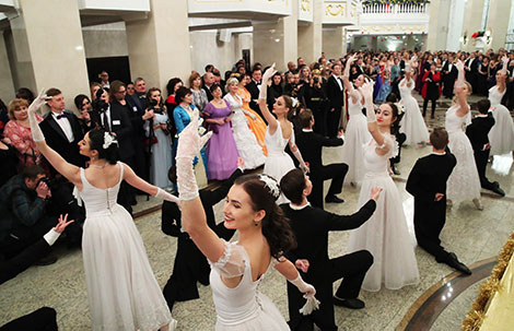 Big New Year's Eve Ball in the Bolshoi Theater of Belarus