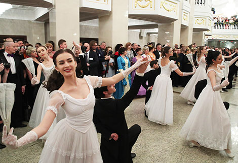 Big New Year's Eve Ball in the Bolshoi Theater of Belarus