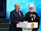 Belarus President Alexander Lukashenko during the ceremony to bestow For Spiritual Revival awards and special prizes for the year 2017 accomplishments